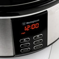 Westinghouse Slowcooker - Uitneembare Keramische Pan - RVS - 6 Liter - WKSC65 -Keukengerei Winkel WKSC65 Westinghouse Slow Cooker 2