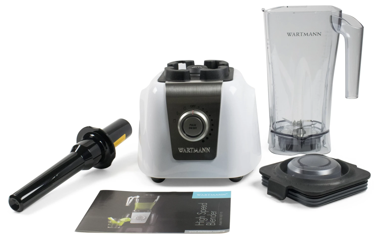 Wartmann Blender - 1250 W - Wit - 2 Liter 4 Wartmann Blender - 1250 W - Wit - 2 Liter - Afbeelding 2