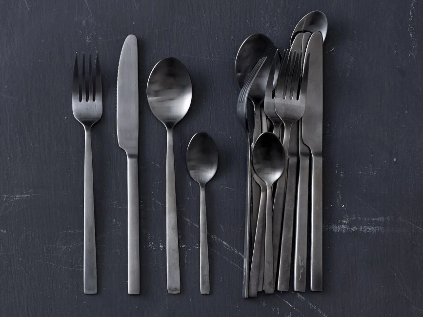 Bitz Lepel Zwart 4 Bitz Lepel Zwart - Afbeelding 2