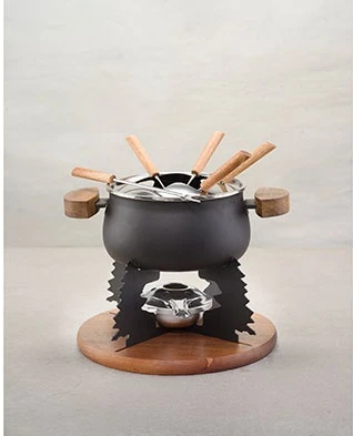 Cosy & Trendy Fondueset - 6 Personen - Zwart - 2 Liter 4 Cosy & Trendy Fondueset - 6 Personen - Zwart - 2 Liter - Afbeelding 2