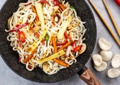 Westinghouse Wokpan Marble Wood - ø 30 Cm - Standaard Anti-aanbaklaag 7 Westinghouse Wokpan Marble Wood - ø 30 Cm - Standaard Anti-aanbaklaag -Keukengerei Winkel dsvsdc