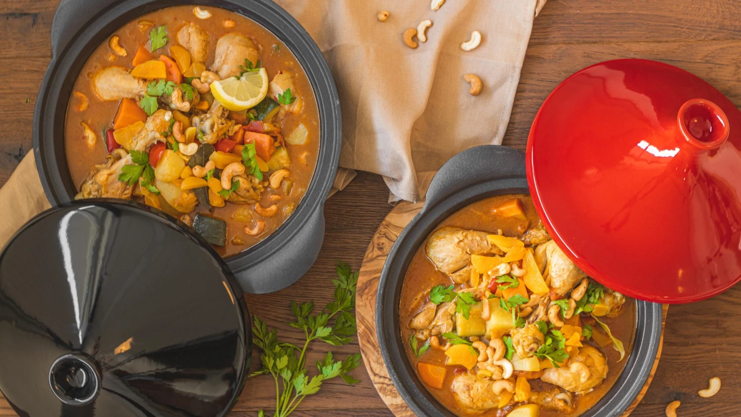 Blackwell Tajine Gietijzer - Zwart - ø 30 Cm / 3 Liter 4 Blackwell Tajine Gietijzer - Zwart - ø 30 Cm / 3 Liter - Afbeelding 2