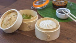 Sareva Stoommandje Bamboe 2-laags - ø 10 Cm -Keukengerei Winkel item 19