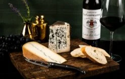 Laguiole Style De Vie Kaasmes Black Stonewash -Keukengerei Winkel kaasmes laguiole black stonewash enkel sf gr 1