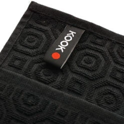 KOOK Keukenhanddoek Inka Zwart 50 X 50 Cm 8 KOOK Keukenhanddoek Inka Zwart 50 X 50 Cm -Keukengerei Winkel keukendoekzwart3