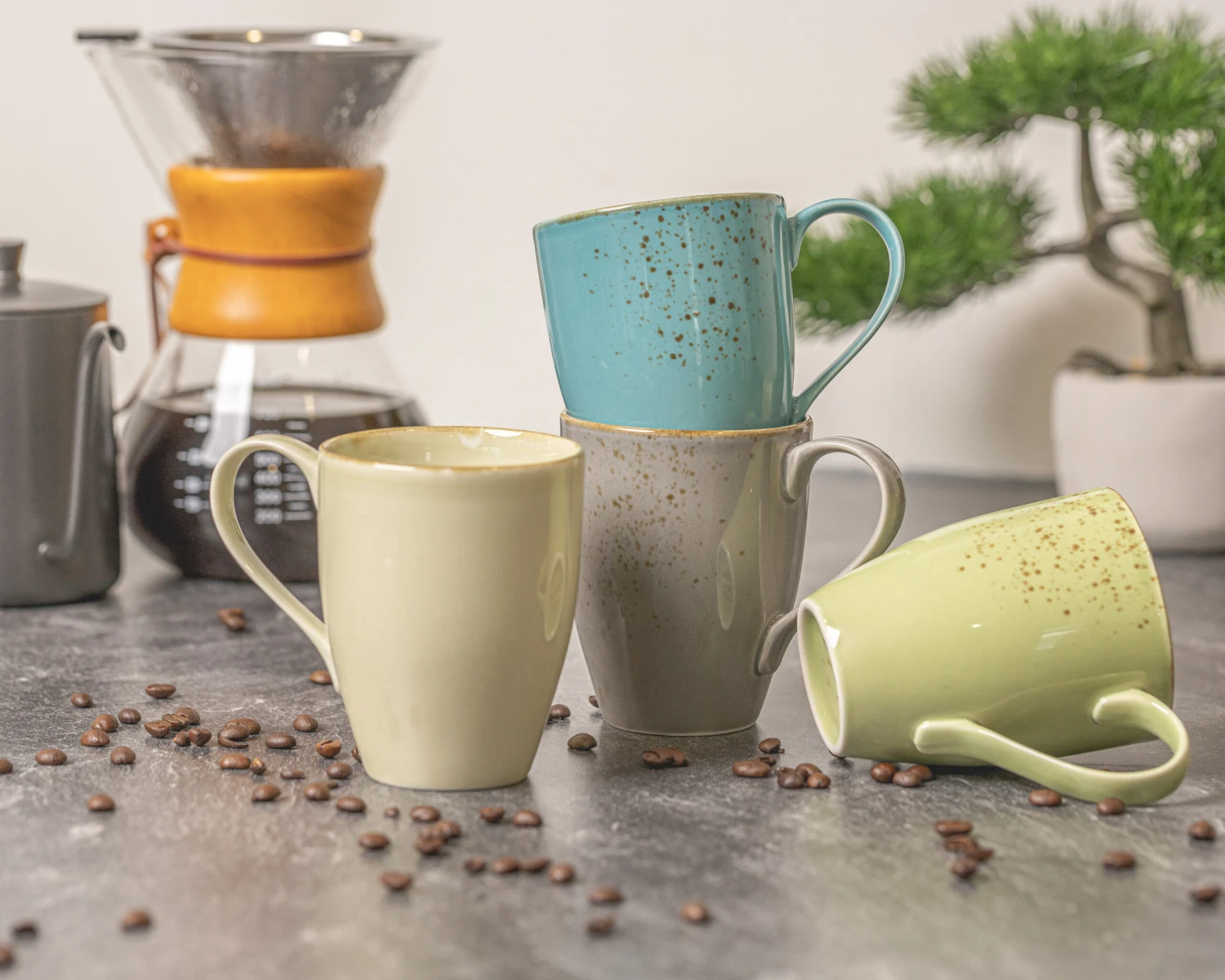 Jay Hill Serviesset Santorini - 16-delig / 4 Personen - Groen 7 Jay Hill Serviesset Santorini - 16-delig / 4 Personen - Groen - Afbeelding 5