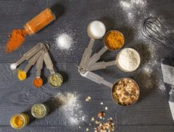 Sareva Maatlepels - RVS - 4-delig 9 Sareva Maatlepels - RVS - 4-delig -Keukengerei Winkel maatschepjes0 6