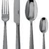 Sambonet Bestekset Flat - Zwart - 24 Delig / 6 Personen 1 Sambonet Bestekset Flat - Zwart - 24 Delig / 6 Personen -Keukengerei Winkel sambonet bestekset flat zwart