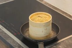 Sareva Stoommandje - Bamboe - 2-laags - ø 15 Cm -Keukengerei Winkel stoommand gebruik 2