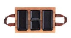 Bowls & Dishes Serveerplank / Tapasplank Streetfood 3-vaks Zwart - Medium 10 Bowls & Dishes Serveerplank / Tapasplank Streetfood 3-vaks Zwart - Medium -Keukengerei Winkel vbb1830.zw 1 1